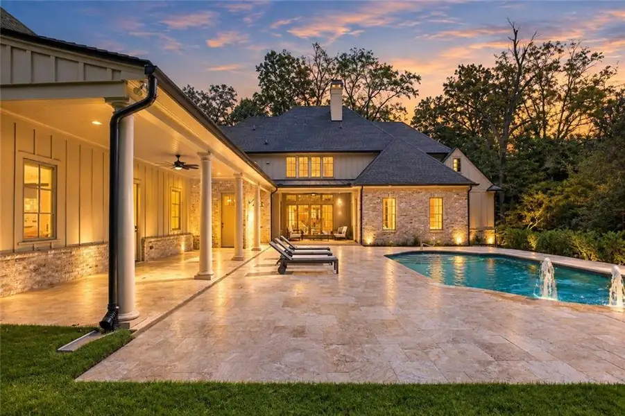 Exterior details and patio area of a home in , Sandy Springs (Image 30).