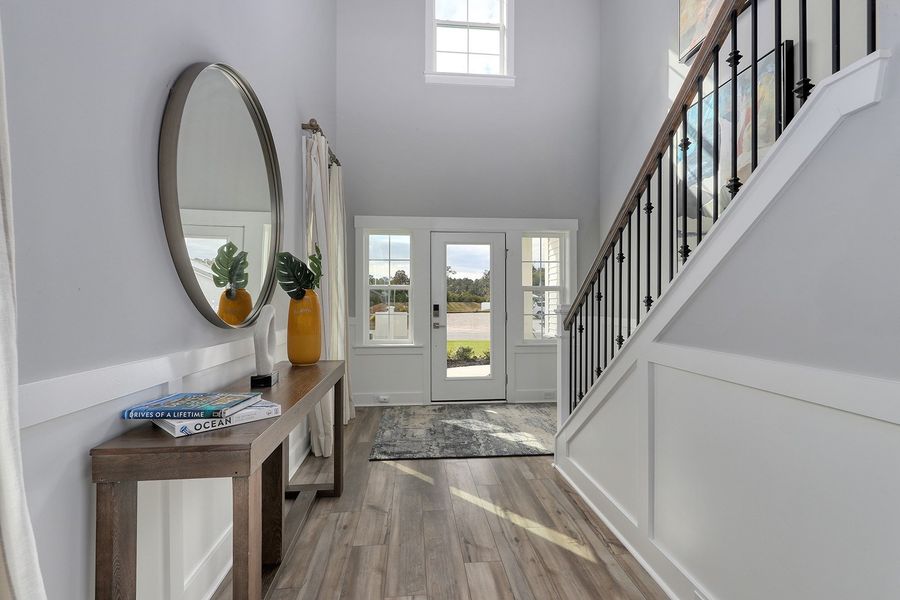 Representative furnished interior of a home built from the Warwick II - Vanguard Collection by Mungo Homes in Sweetbrier, Durham (Image 5).