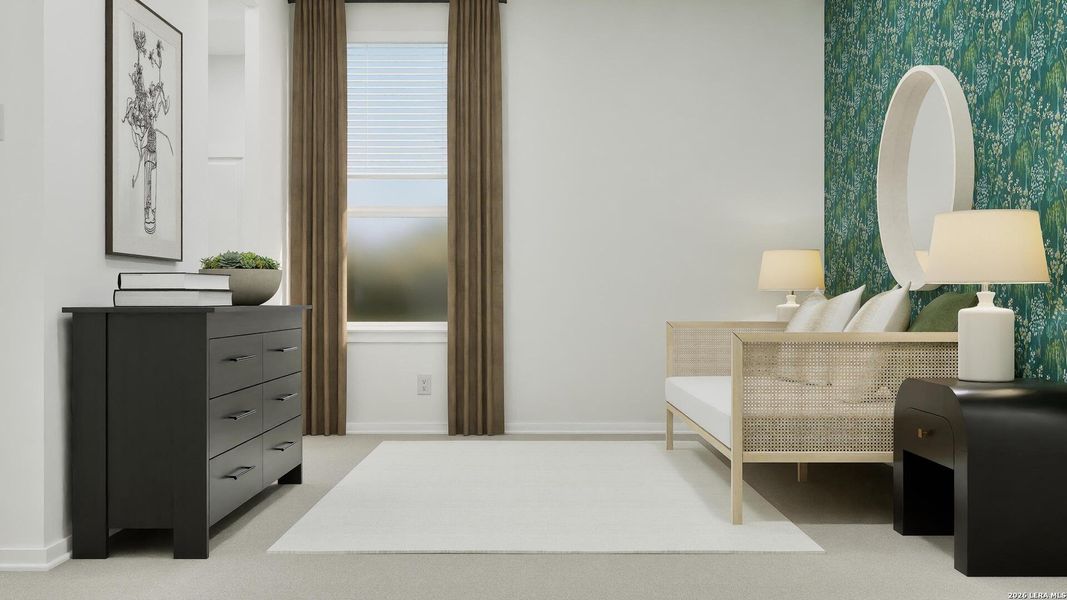 Furnished interior view inside a new home in Brookmill, San Antonio (Image 14). Furnished interior view inside a new home in Brookmill, San Antonio (Image 14).