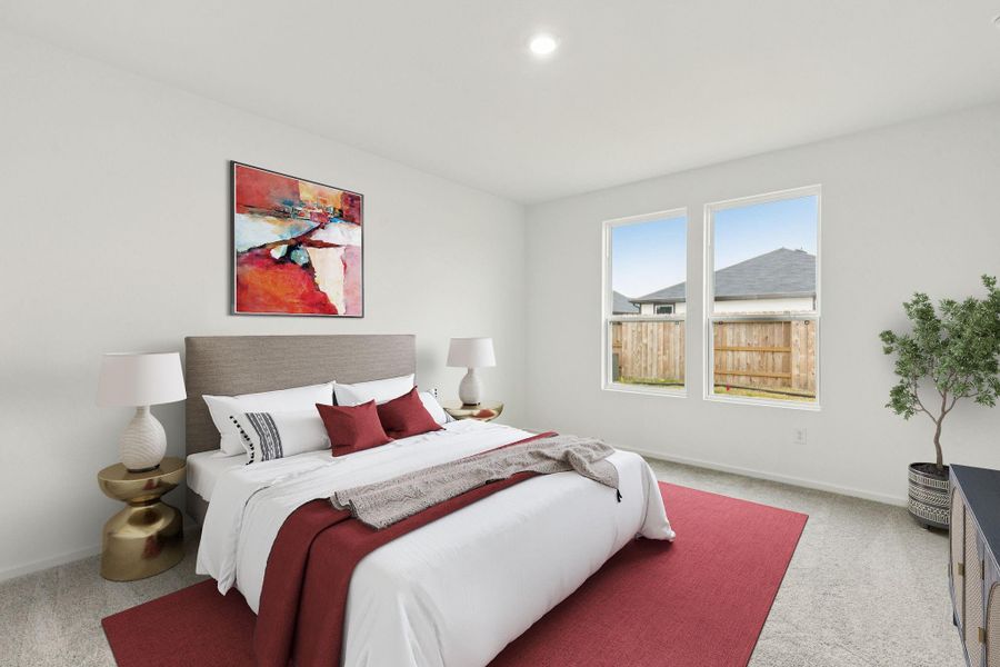 Furnished interior view inside a new home in Windcress, Cove (Image 17).