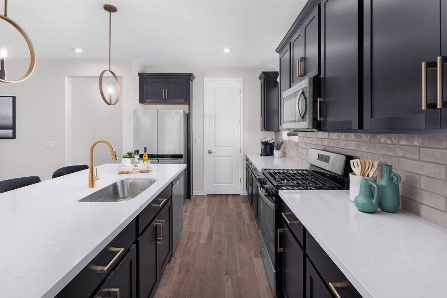 Furnished interior view inside a new home in Montana Vista - Highland, Buckeye (Image 13).