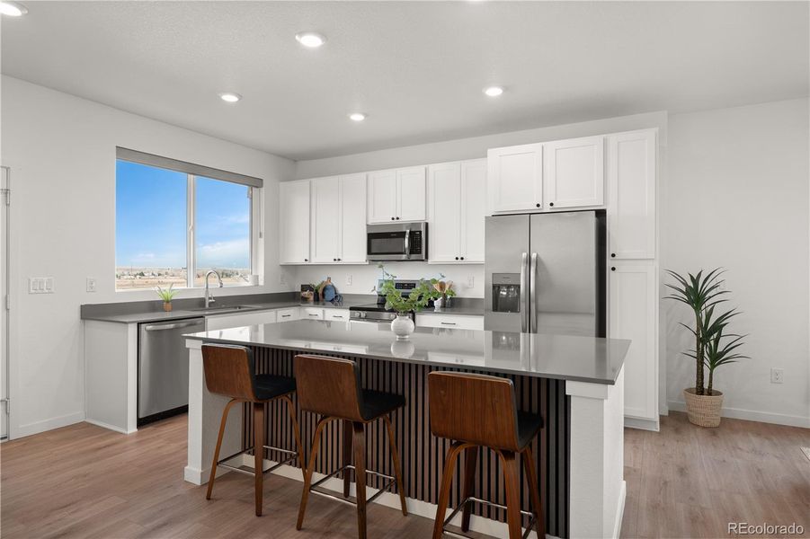 Furnished interior view inside a new home in Whisper Village, Arvada (Image 12).