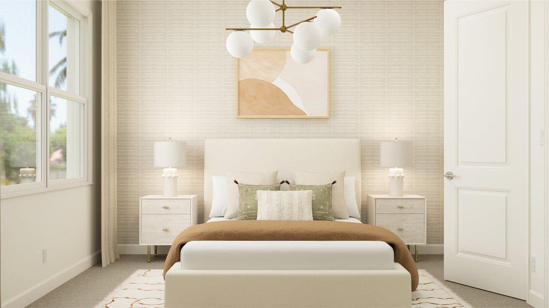 Furnished interior view inside a new home in Arden: The Providence Collection, Loxahatchee (Image 2).