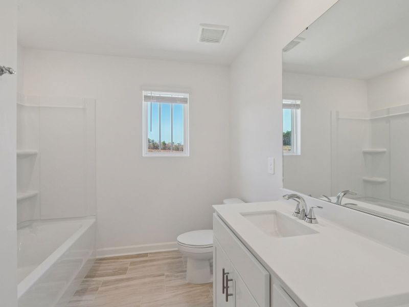 Furnished interior view inside a new home in Marshburn Landing - Classic Series, Wendell (Image 11).