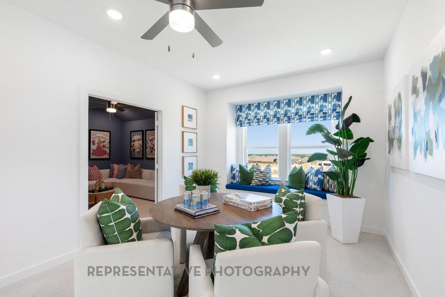 Furnished interior view inside a new home in Parkside On The River: 50ft. lots, Georgetown (Image 17).