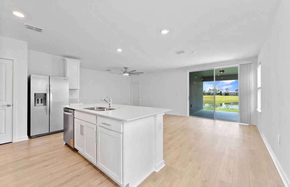 Furnished interior view inside a new home in Twisted Oaks, Wildwood (Image 6).