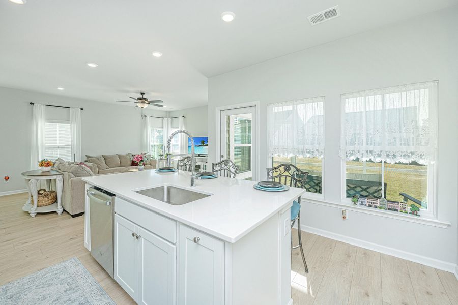 Furnished interior view inside a new home in Horizons at Summers Corner | 55+: The Cottages, Summerville (Image 9).