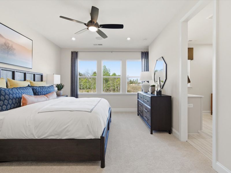Representative furnished interior of a home built from the Anne by Tri Pointe Homes in Southbridge, Fort Mill (Image 19).