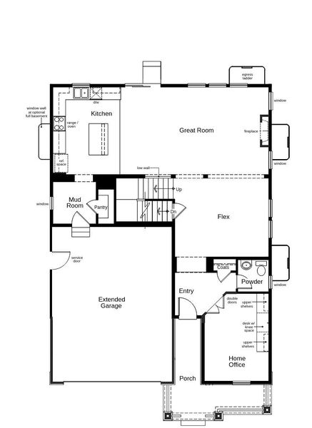 2D floor plan layout of this home in Windsong, Thornton, CO (Image 2). 2D floor plan layout of this home in Windsong, Thornton, CO (Image 2).