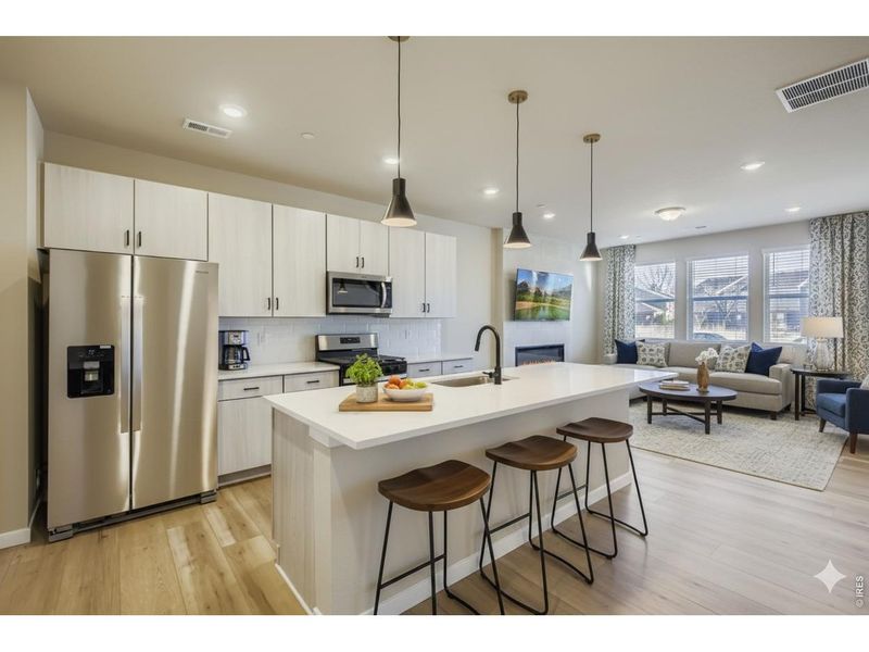 Furnished interior view inside a new home in , Fort Collins (Image 12).