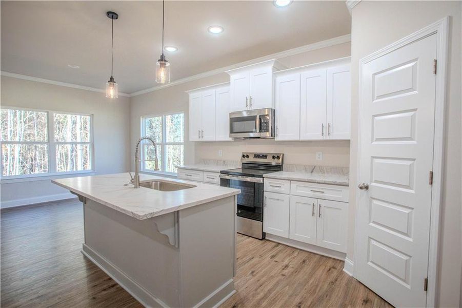 Furnished interior view inside a new home in , Villa Rica (Image 6). Furnished interior view inside a new home in , Villa Rica (Image 6).