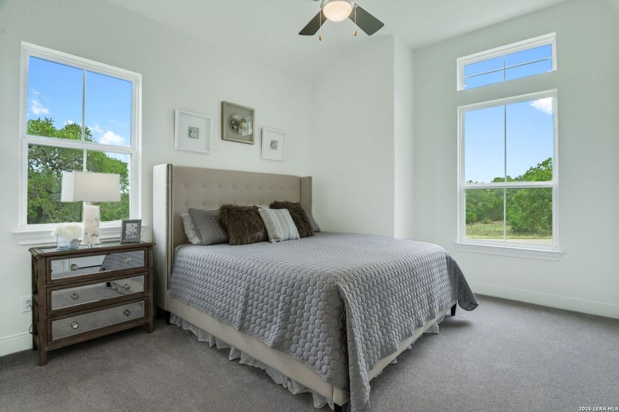 Furnished interior view inside a new home in , Fischer (Image 28).