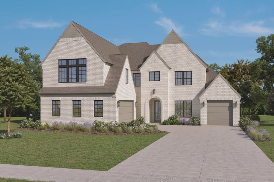 Representative exterior photo of a completed home built from the The Grayson by Homebound in Park Place, Prosper, TX (Image 2). Representative exterior photo of a completed home built from the The Grayson by Homebound in Park Place, Prosper, TX (Image 2).