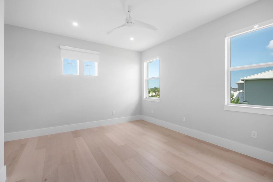 Bedroom 3 with walk in closet
