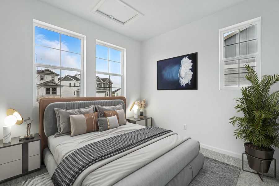 Furnished interior view inside a new home in Parterre, Thornton (Image 12).