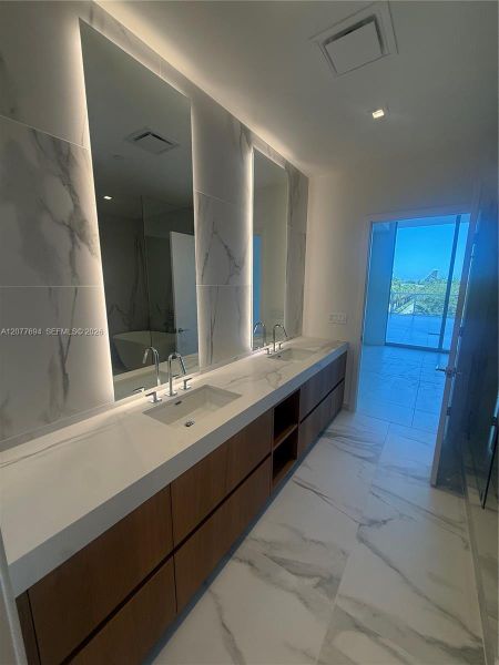 Furnished interior view inside a new home in , Miami (Image 7).