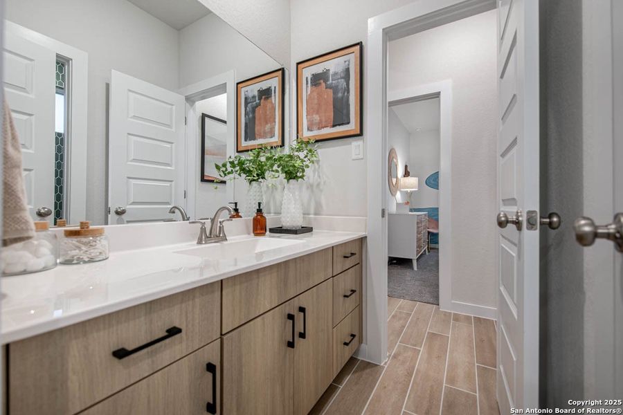 Furnished interior view inside a new home in Meyer Ranch, New Braunfels (Image 12). Furnished interior view inside a new home in Meyer Ranch, New Braunfels (Image 12).