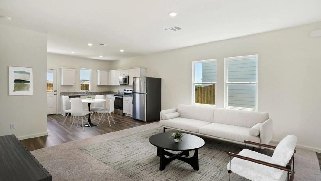 Furnished interior view inside a new home in Watson Hill, Summerville (Image 5). Furnished interior view inside a new home in Watson Hill, Summerville (Image 5).