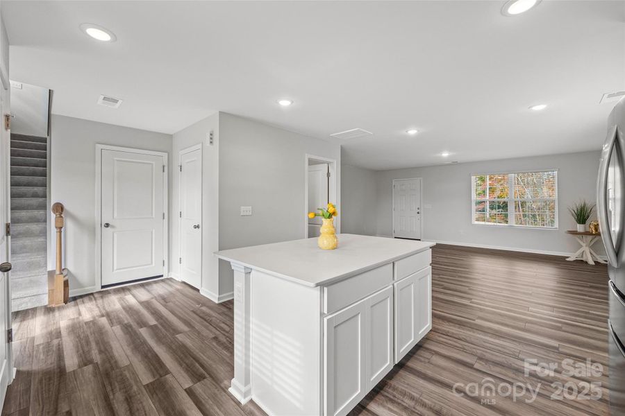 Furnished interior view inside a new home in Creekside Cottages, Bessemer City (Image 7).