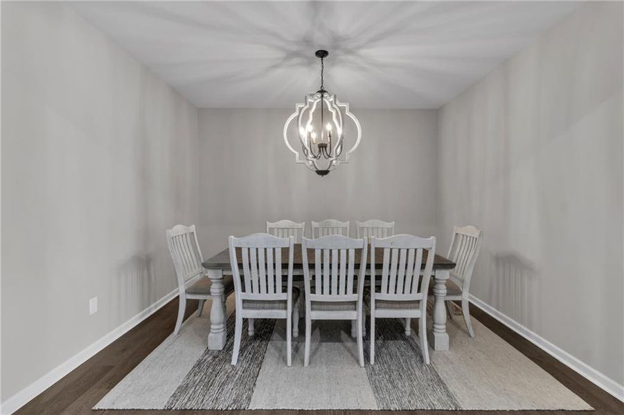 Furnished interior view inside a new home in Twin Lakes, Hoschton (Image 15).