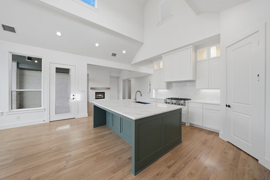 Furnished interior view inside a new home in Park Place - 80' Lots, Prosper (Image 9). Furnished interior view inside a new home in Park Place - 80' Lots, Prosper (Image 9).