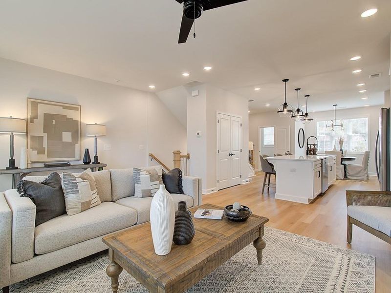 Furnished interior view inside a new home in Townes at South Main, Kennesaw (Image 6).