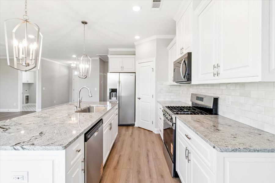 Furnished interior view inside a new home in Sinclair at Crawford Creek, Grovetown (Image 5).