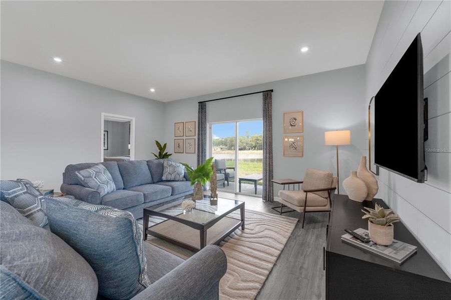 Furnished interior view inside a new home in Green Leaf, West Melbourne (Image 16).
