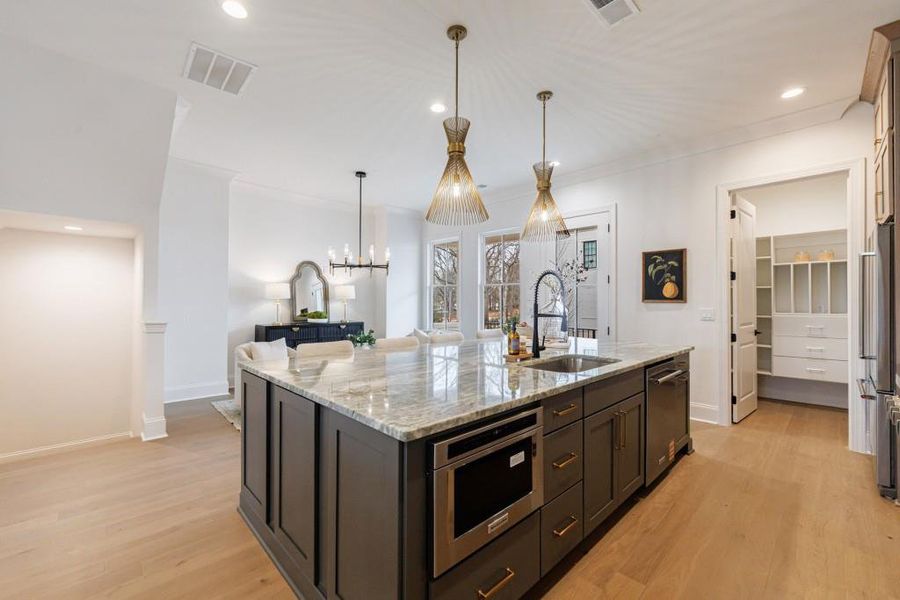 Furnished interior view inside a new home in , Alpharetta (Image 12).