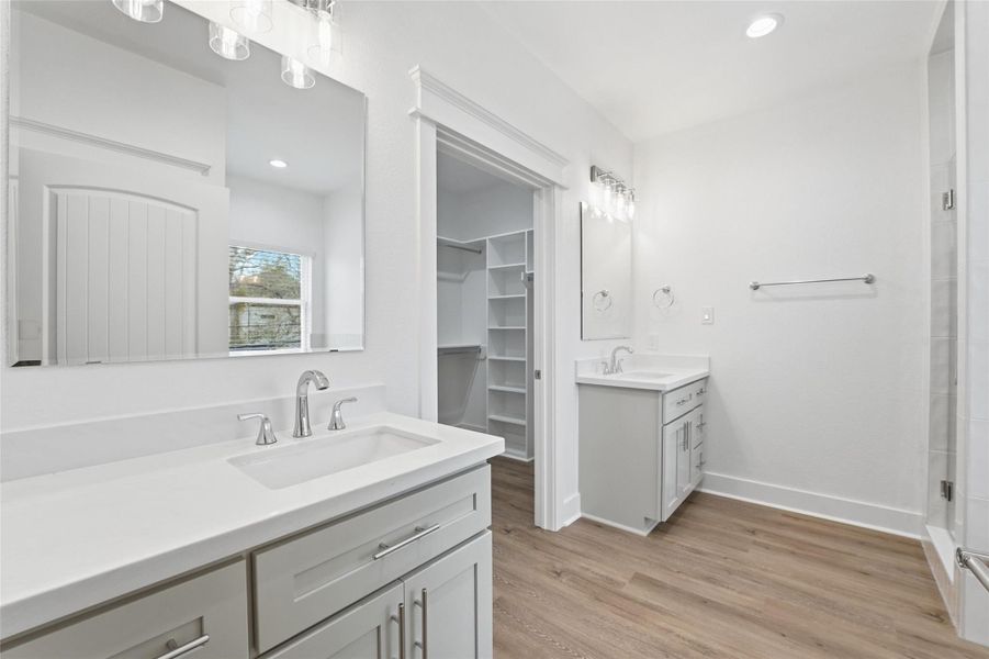 Furnished interior view inside a new home in , Houston (Image 9).
