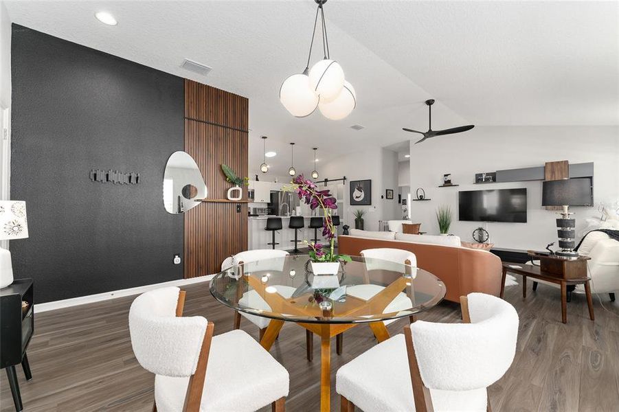 Furnished interior view inside a new home in , The Villages (Image 7). Furnished interior view inside a new home in , The Villages (Image 7).