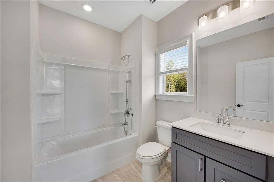 Furnished interior view inside a new home in The Retreat at Caney Creek, Alpharetta (Image 10).