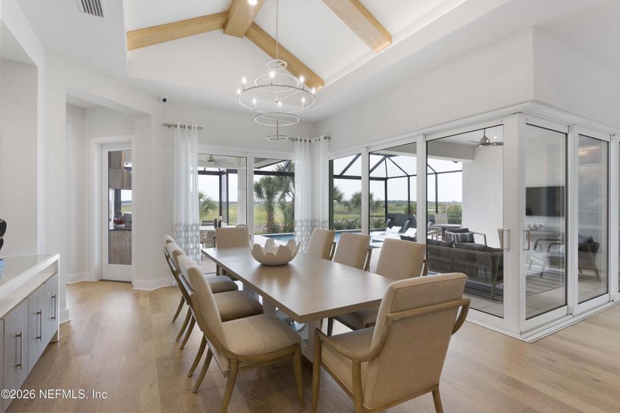 Furnished interior view inside a new home in , Ponte Vedra Beach (Image 58).