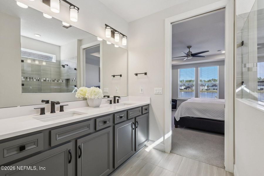 Furnished interior view inside a new home in , St. Augustine (Image 16).