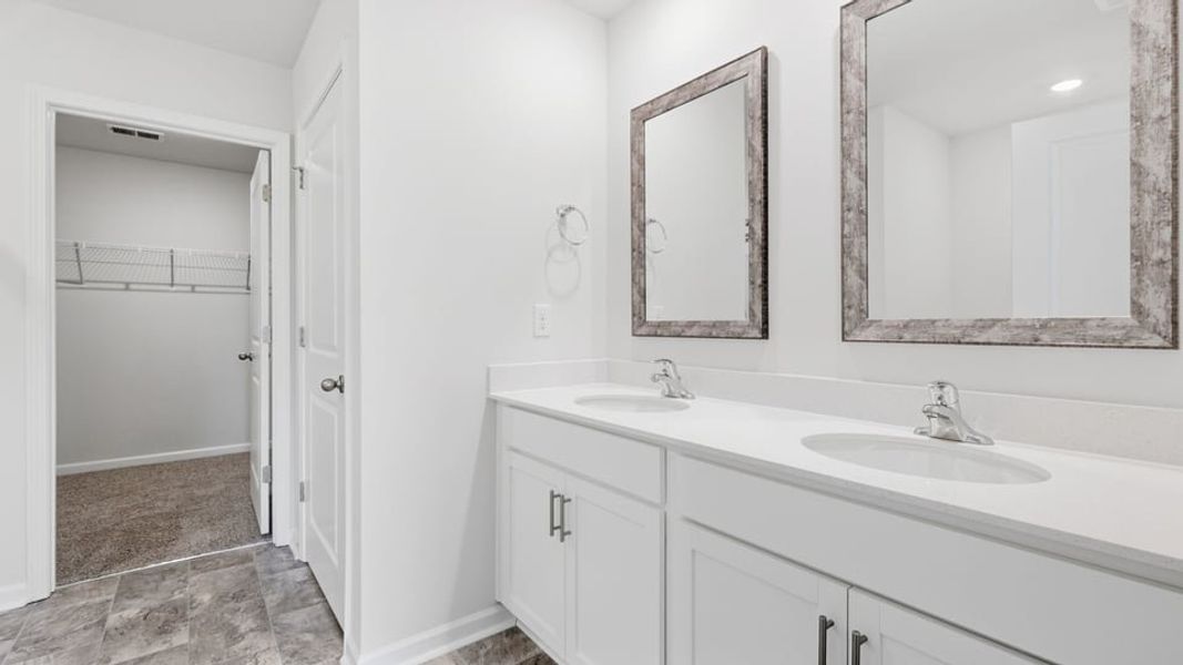 Furnished interior view inside a new home in Durbin Meadows Traditions, Fountain Inn (Image 13).