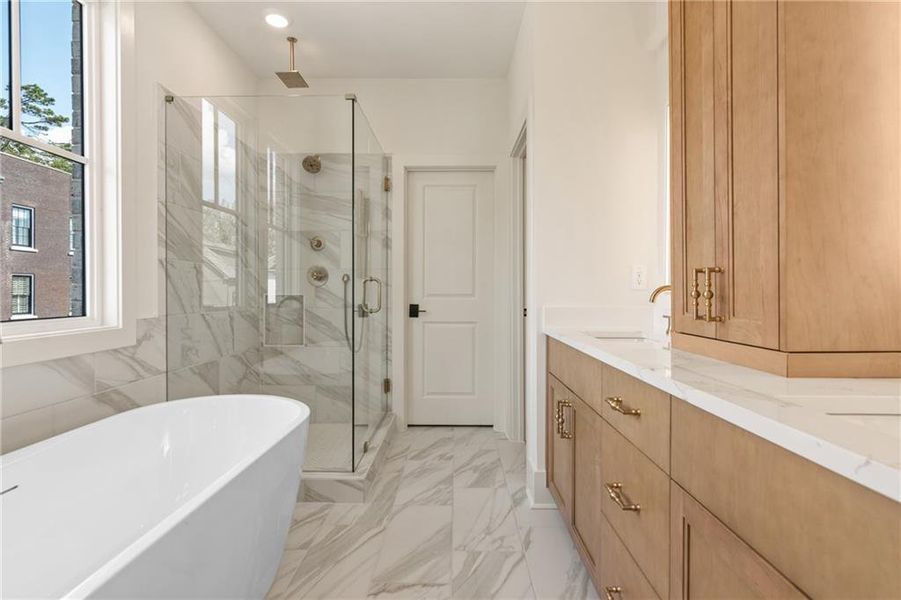 Furnished interior view inside a new home in Park Walke, Alpharetta (Image 6).