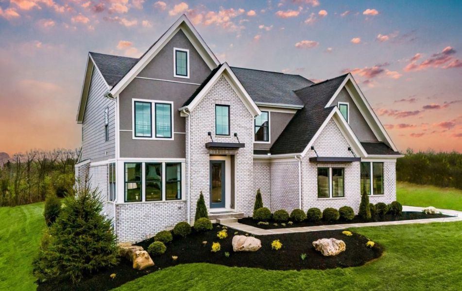 Representative exterior photo of a completed home built from the Pearson by Fischer Homes in Woodberry, Canton, GA (Image 2). Representative exterior photo of a completed home built from the Pearson by Fischer Homes in Woodberry, Canton, GA (Image 2).