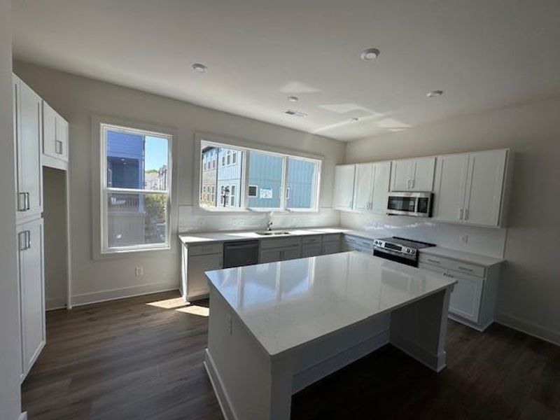 Furnished interior view inside a new home in , Atlanta (Image 3). Furnished interior view inside a new home in , Atlanta (Image 3).
