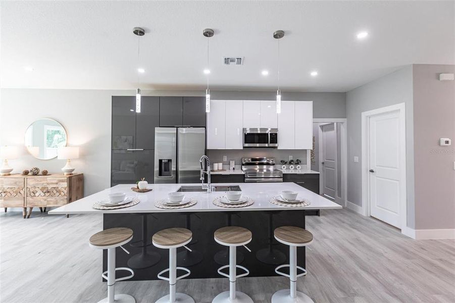 Furnished interior view inside a new home in , Punta Gorda (Image 28).
