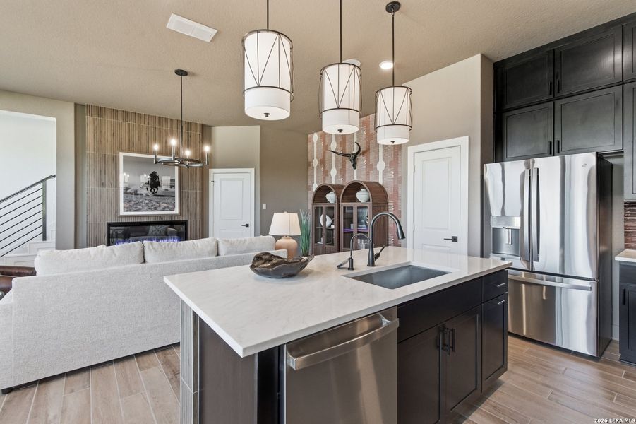Furnished interior view inside a new home in Prominence, San Antonio (Image 9).