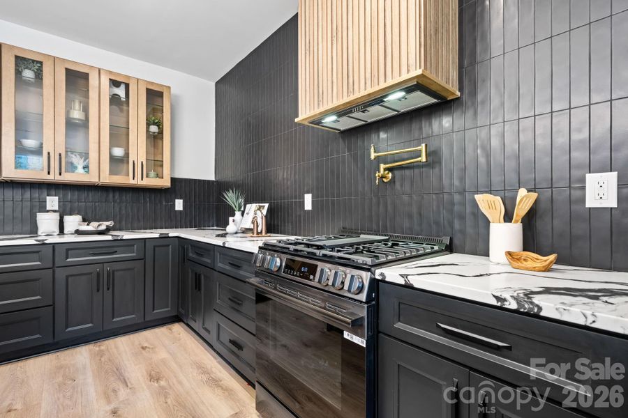 Furnished interior view inside a new home in , Charlotte (Image 13).