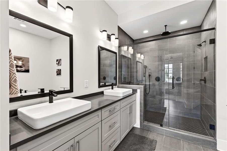 Furnished interior view inside a new home in , Atlanta (Image 45).