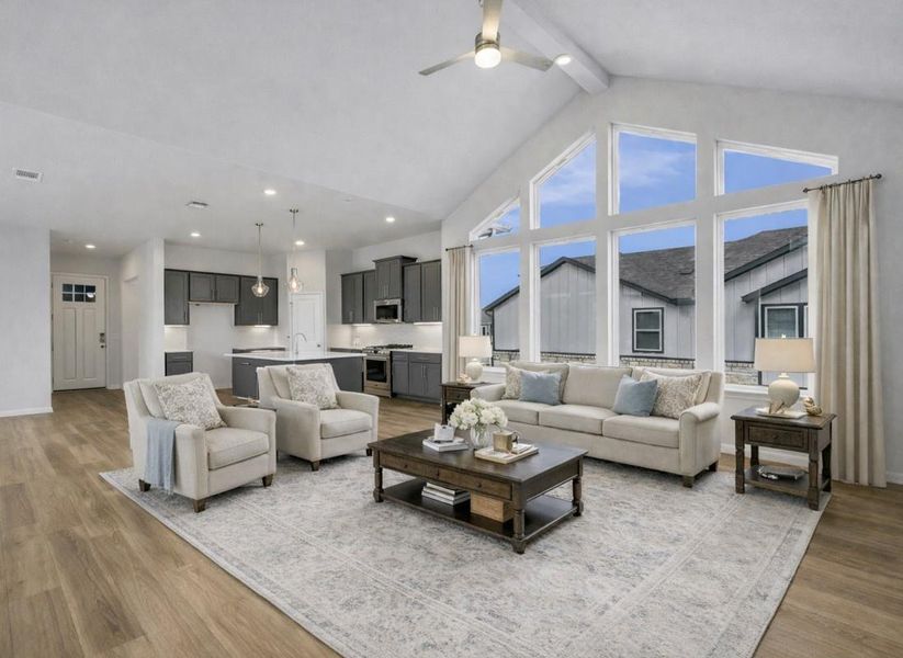 *Virtually Staged Family Room*