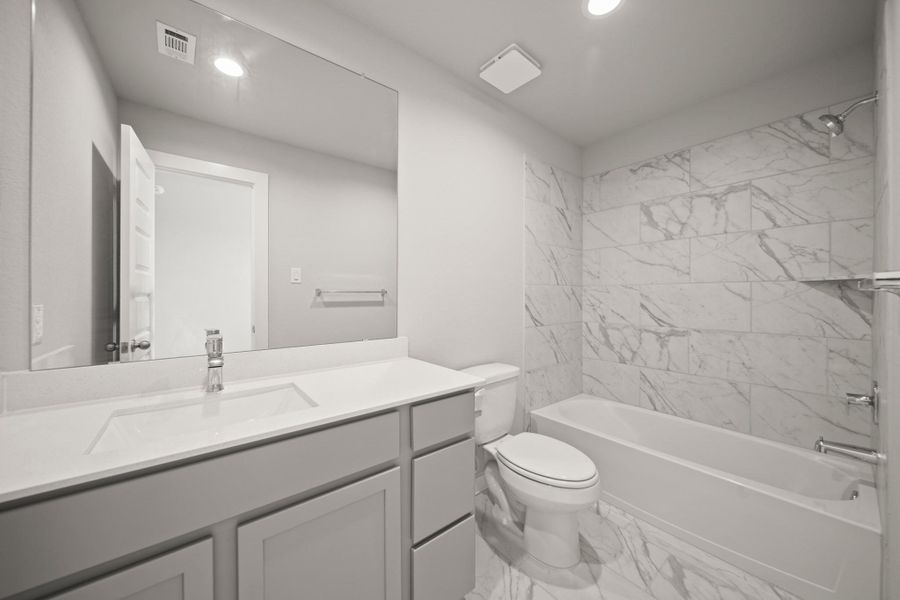 Furnished interior view inside a new home in Morton Creek Ranch, Katy (Image 3).