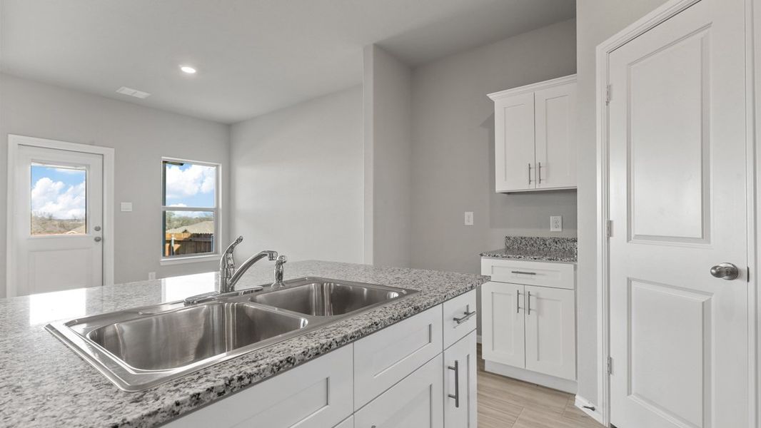 Furnished interior view inside a new home in Rosewood at Beltmill, Fort Worth (Image 9).