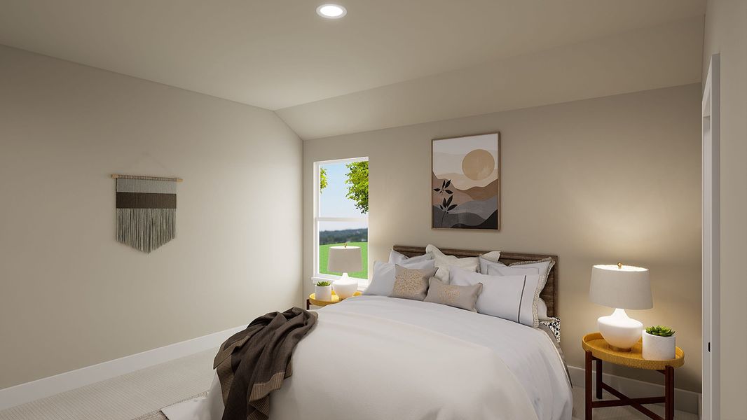 Representative furnished interior of a home built from the Willow by Tri Pointe Homes in Landmark, Denton (Image 15). Representative furnished interior of a home built from the Willow by Tri Pointe Homes in Landmark, Denton (Image 15).