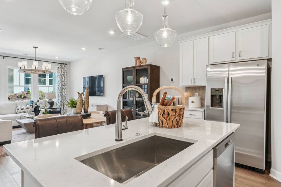 Representative furnished interior of a home built from the Sampson by Tri Pointe Homes in Mews at Holding Village, Wake Forest (Image 6). Representative furnished interior of a home built from the Sampson by Tri Pointe Homes in Mews at Holding Village, Wake Forest (Image 6).