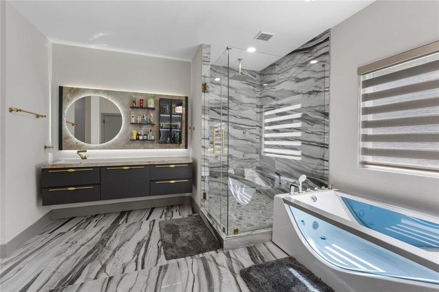 Furnished interior view inside a new home in , Stone Mountain (Image 17).
