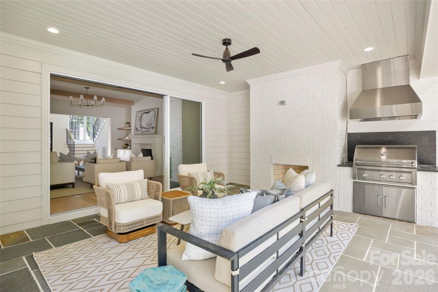 Furnished interior view inside a new home in , Charlotte (Image 13).