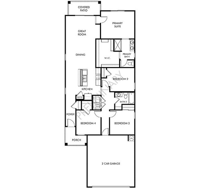 2D floor plan layout of this home in Fieldstone at Gladden Farms - Signature Series, Marana, AZ (Image 3). 2D floor plan layout of this home in Fieldstone at Gladden Farms - Signature Series, Marana, AZ (Image 3).